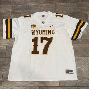 NWOT Nike Wyoming Cowboys Josh Allen #17 Jersey White 4xl Stitched Buffalo Bills